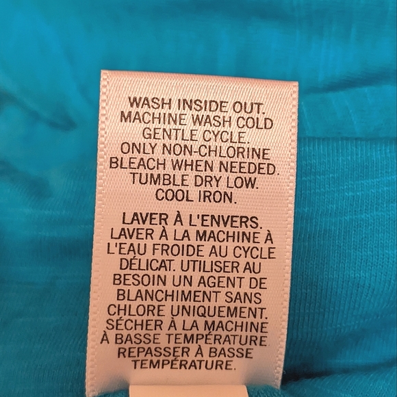 *NEW* Banana Republic Long Sleeve T-Shirt, Blue (size xs, women) - Picture 7 of 7